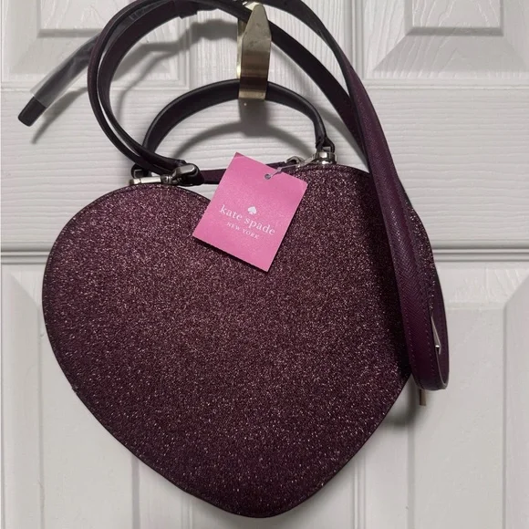 Kate Spade Love Shack Heart Shaped purse NWT - Picture 4 of 14